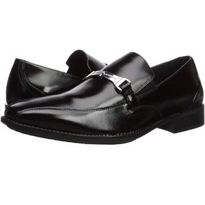 Brand New Stacy Adams Mens Dress Shoes Adrian Bit Slip-on Loafer 9.5 Black